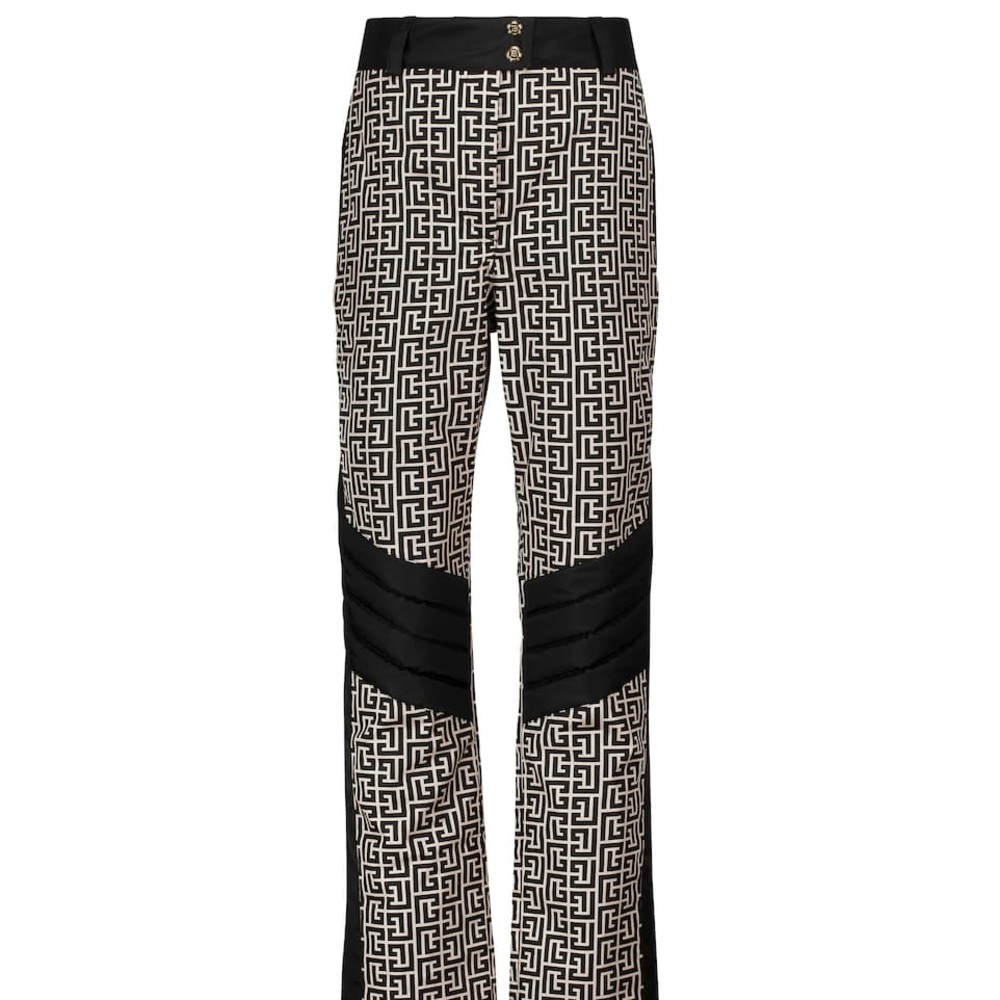 Balmain x Rossignol Monogram Ski Pants.